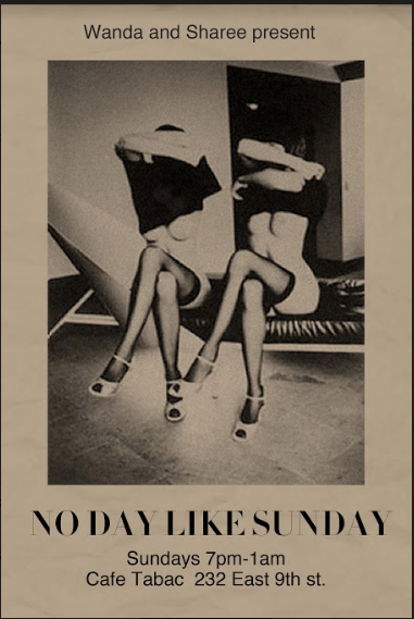 “I was obsessed with the sexy, lesbionic photography of Ellen Von Unwerth at the time, this is also one of her photos.” - Wanda Acosta, 2018. Image courtesy of Wanda Acosta.