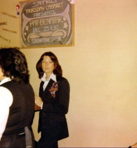“Linda on one of the nights Pat was performing at Sahara.” - Leslie Cohen, 2018. Image courtesy of Leslie Cohen.
