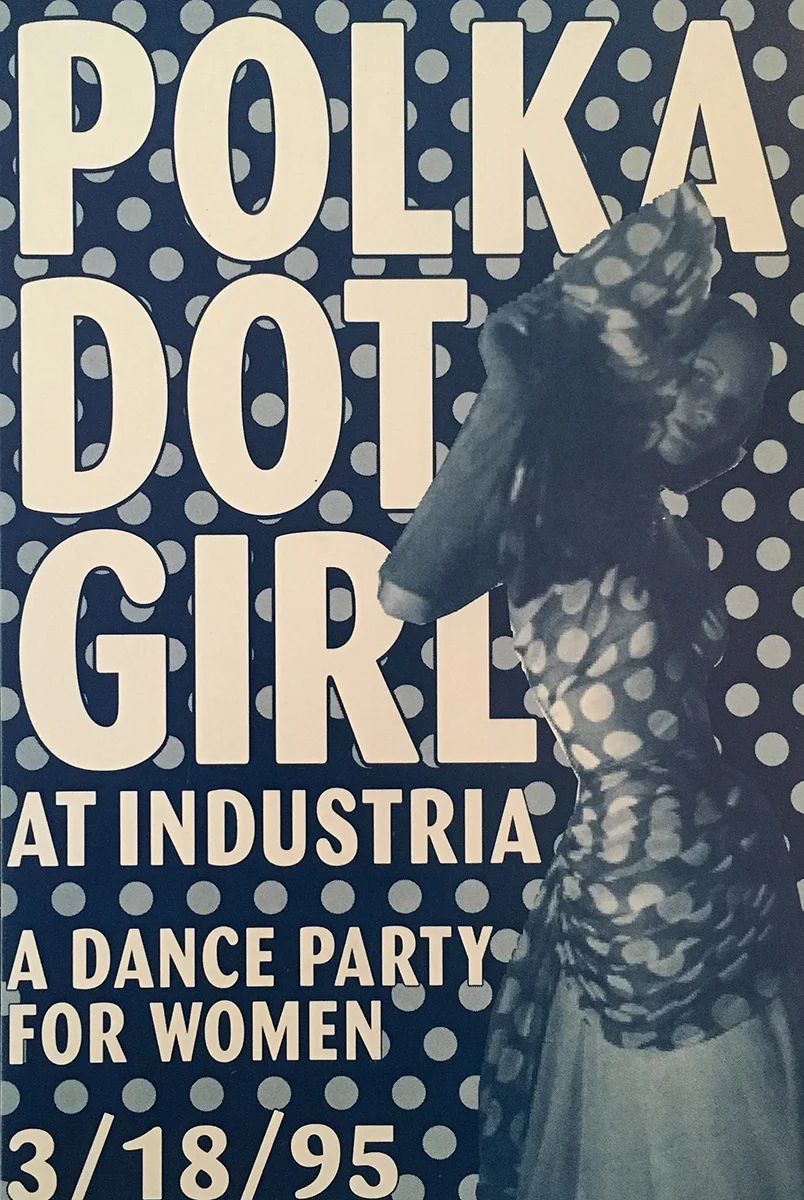 Party flyer. Image courtesy of Maggie Moore.