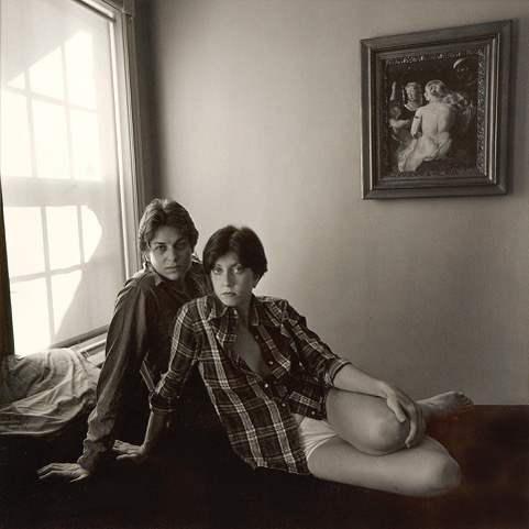 Self-Portrait with Cconnie Evans, BethlehEem, PA 1979. Image courtesy of Joyce Culver.