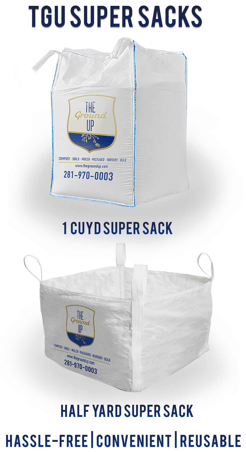 Home of the 1cy & 1/2cy Supersack