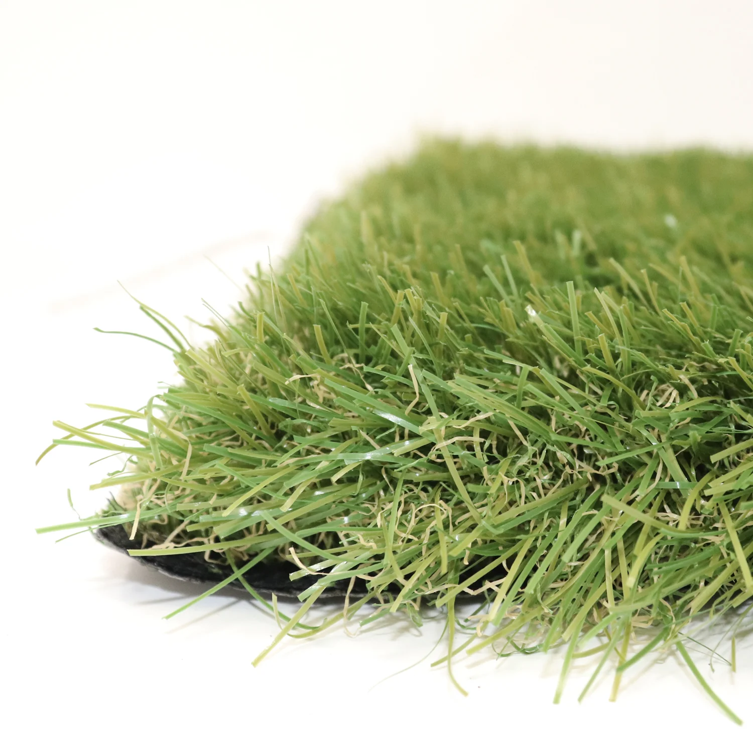 Absolute Weight 70 oz/sqyd | 2 1/6" height | Brown and Green Curl | UV Resistant | Non-Toxic | Suitable for any type of climate | Non-Flammable | 100% Recyclable