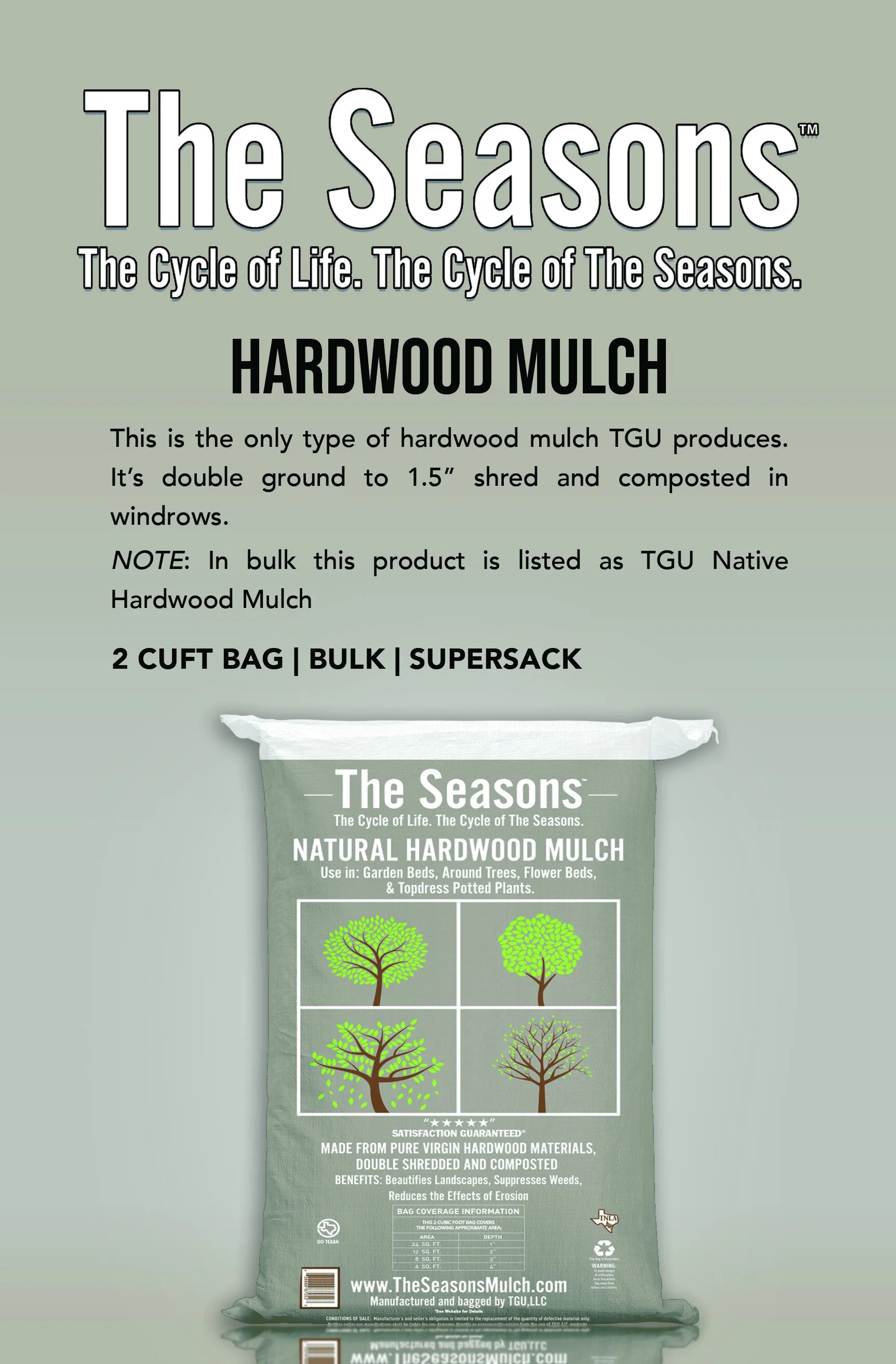 Texas' premium bagged soils, compost and mulches.