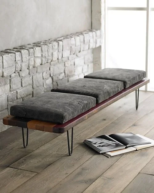 Sur des coussins de manière plus subtil!