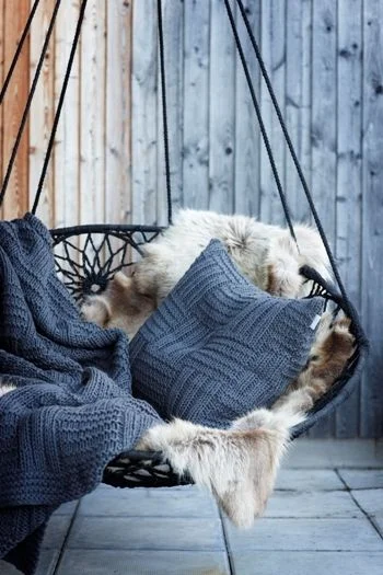 papasan suspendu, look nordique