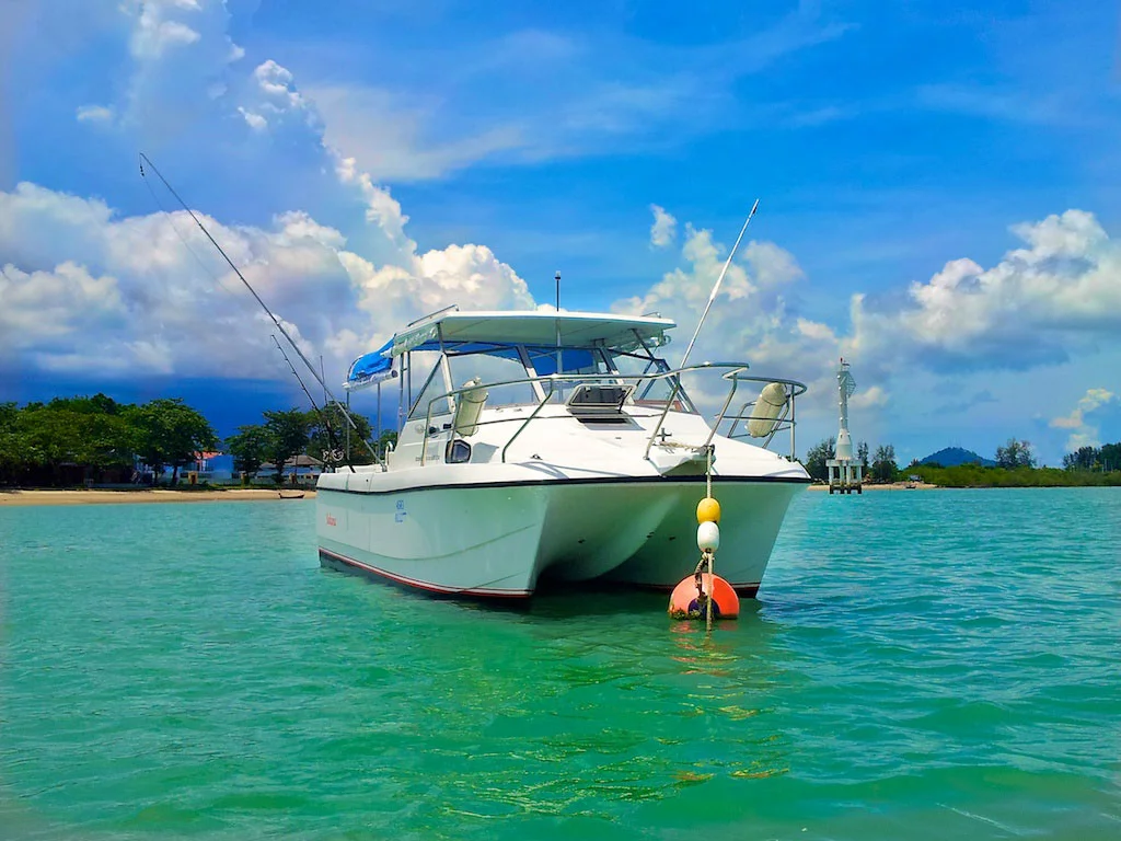 Моторный катамаран Shark Cat 23 фута