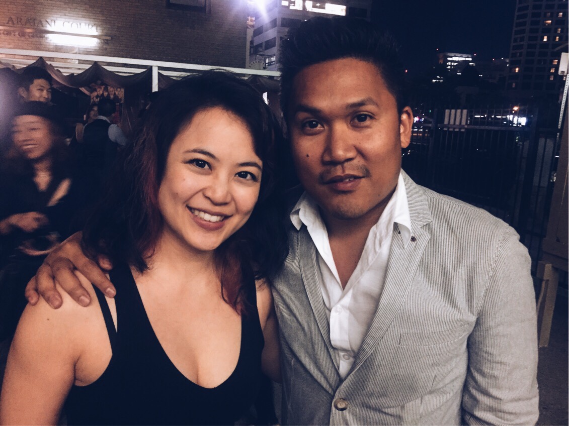 psst...that's exec producer Phil Yu of Angry Asian Man peeking over heads in the background. #stayangry