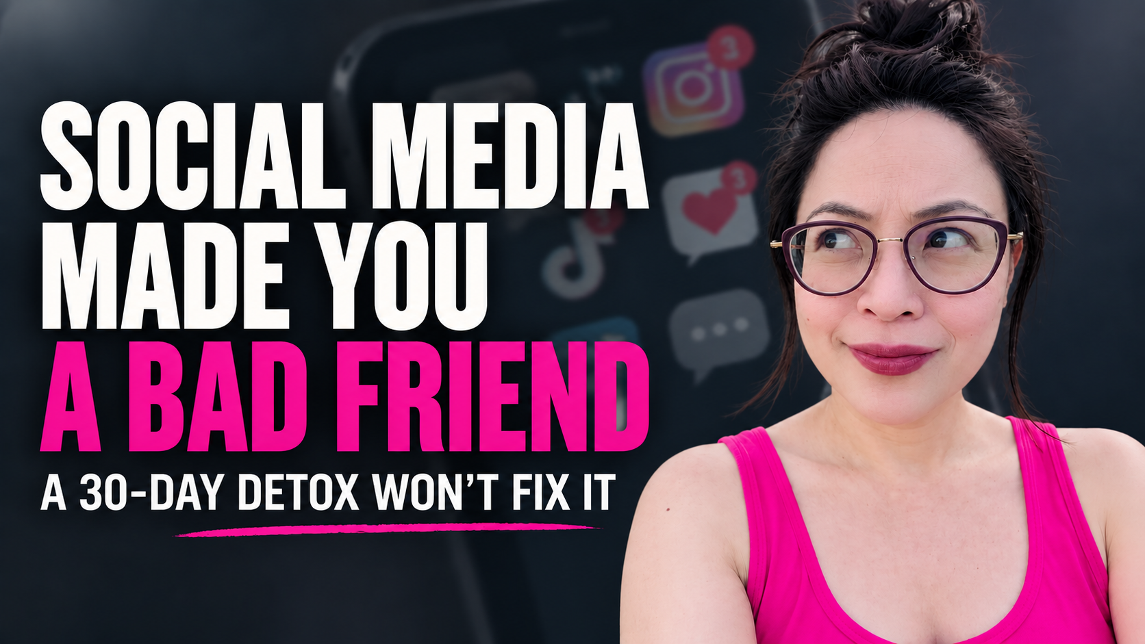 Social Media Brain Rot Made You a Bad Friend: Why a 30-Day Detox Won't Fix It | Ep 82