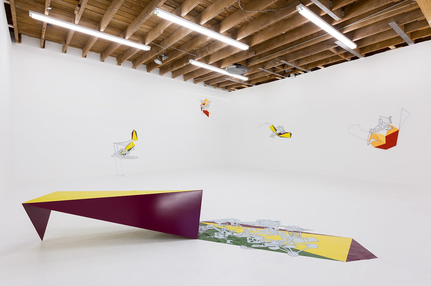 Overall installation of exhibition at Chimento Contemporary, Jan. 9-Feb.21, 2016