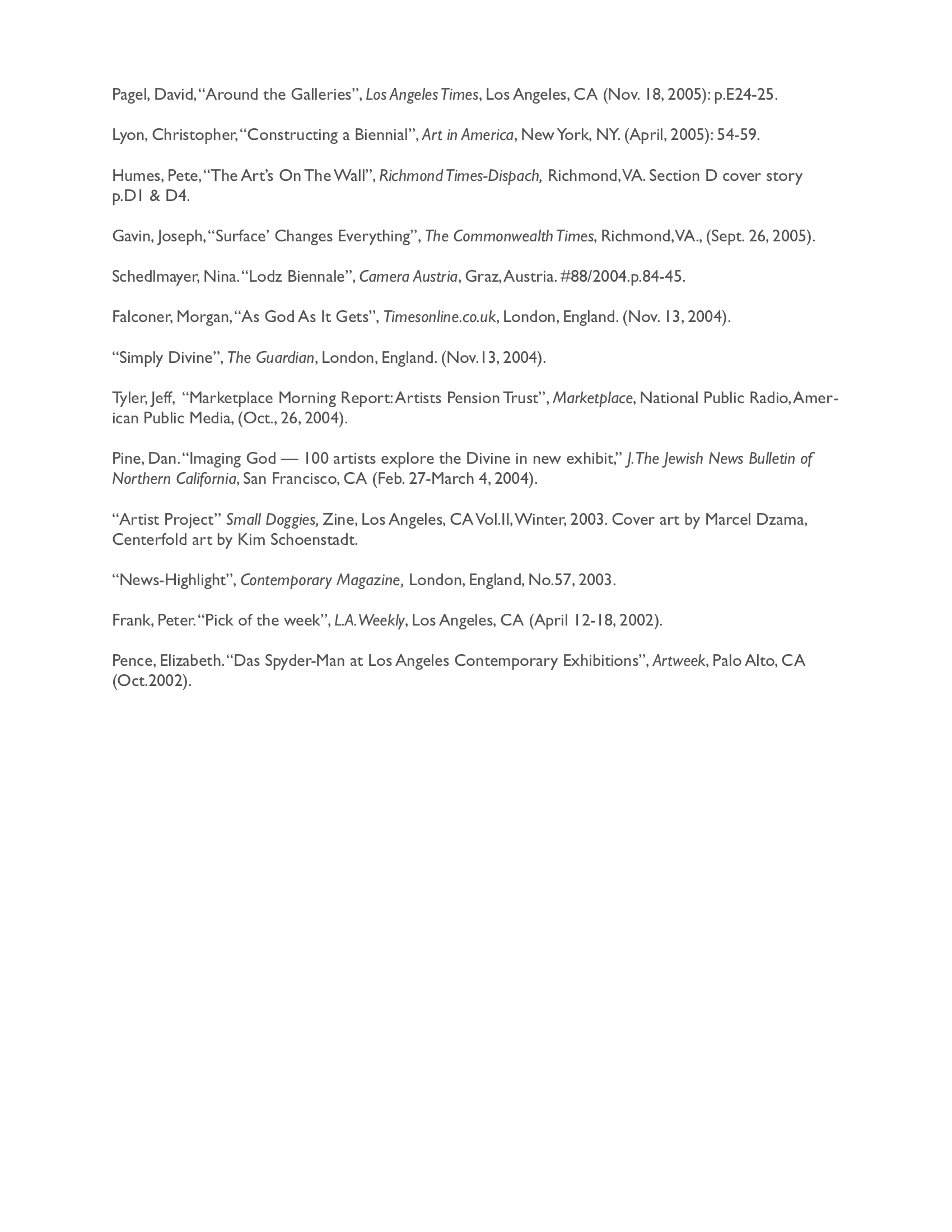 Copy Of Bio Cv Kim Schoenstadt