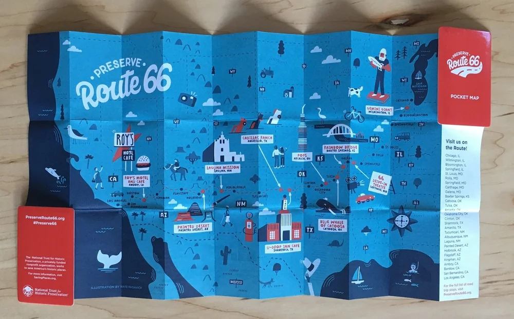 in-menge-mitarbeiter-feuchtigkeit-route-66-route-map-sthetisch