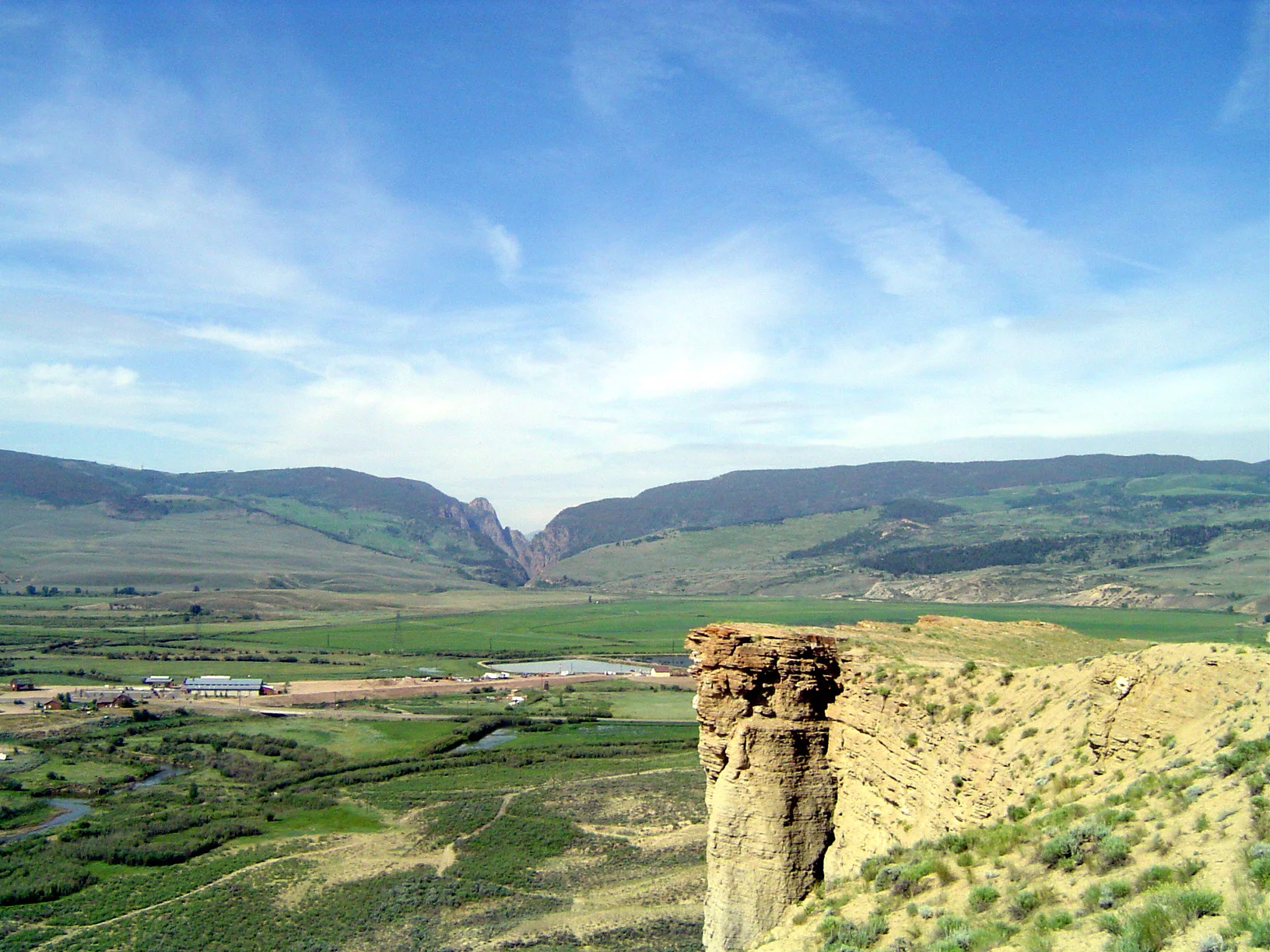 View of Gore Canyon from the Kremmling Cliffs