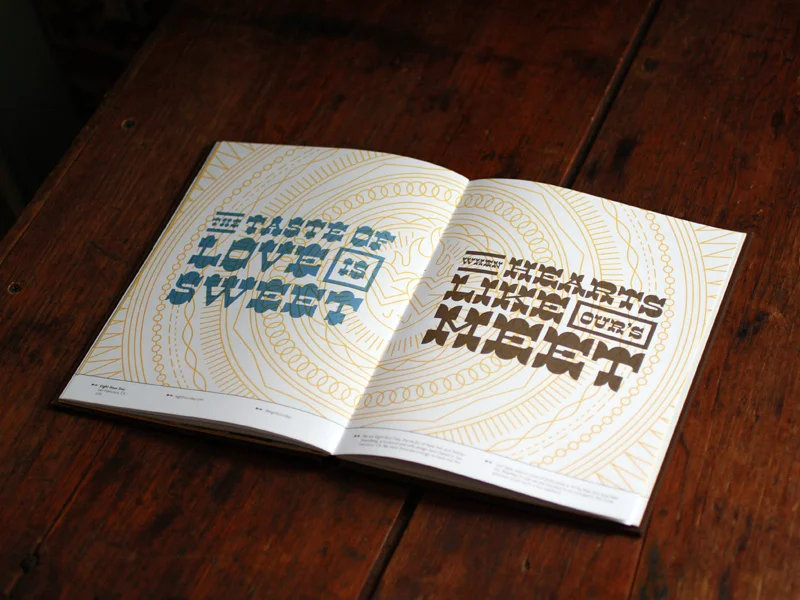 Spread designed by Eight Hour Day