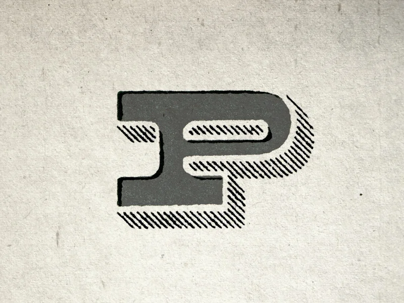 This P went into battle and won over at typefight.com