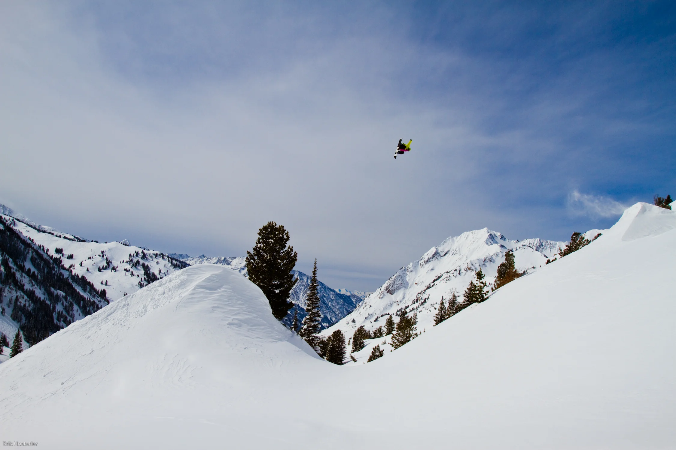 Dan Brisse over Chads Gap Utah