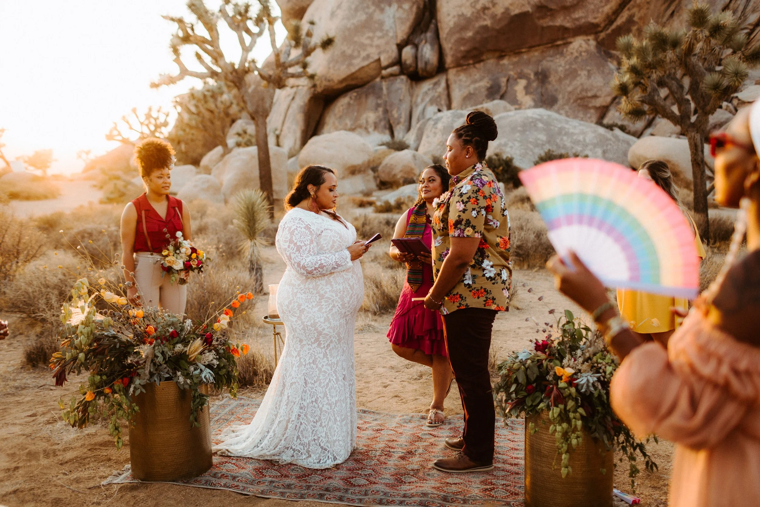 LGBTQ Couple Joshua Tree Elopement