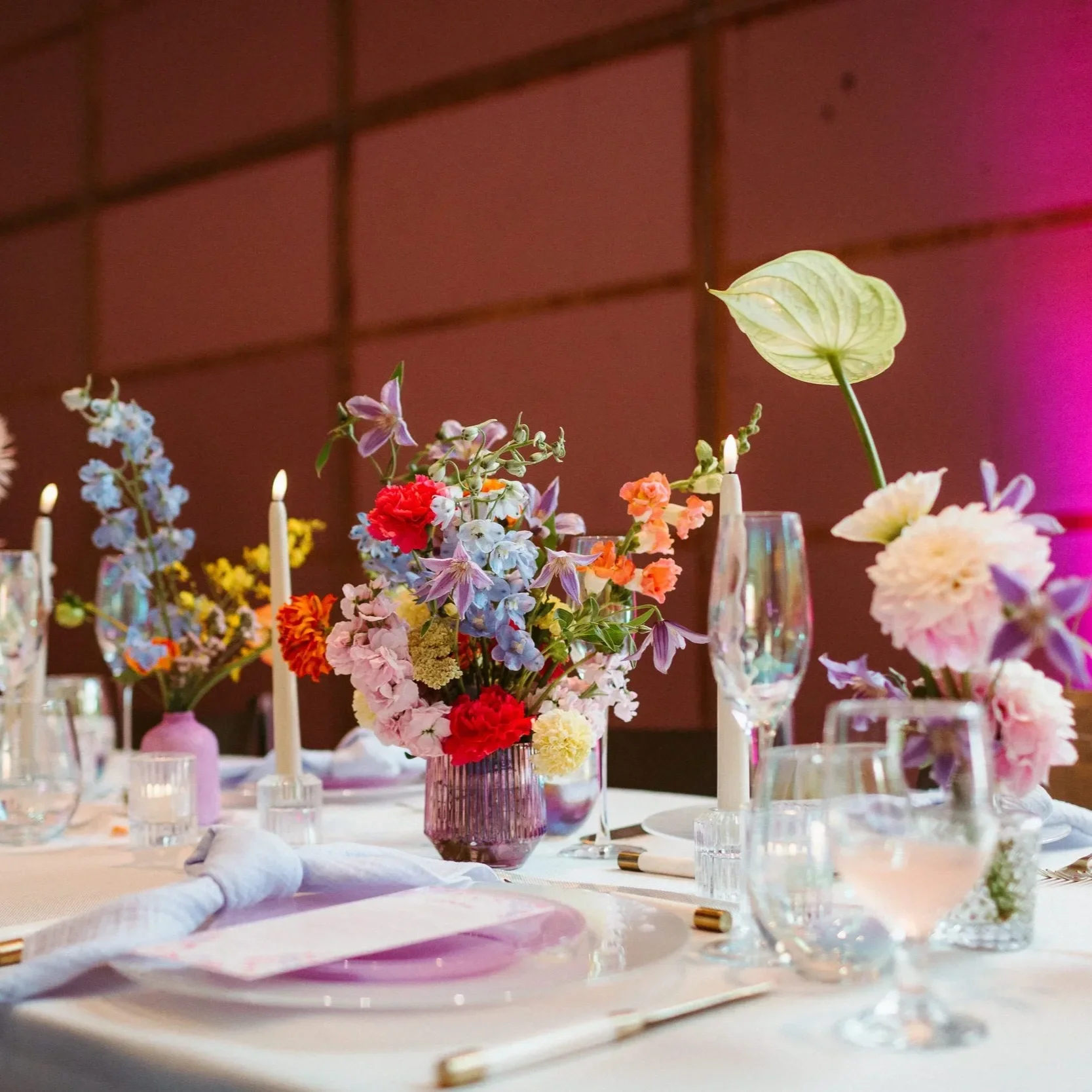 Colorful DTLA Wedding