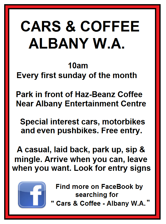 Cars and coffee Albany WA