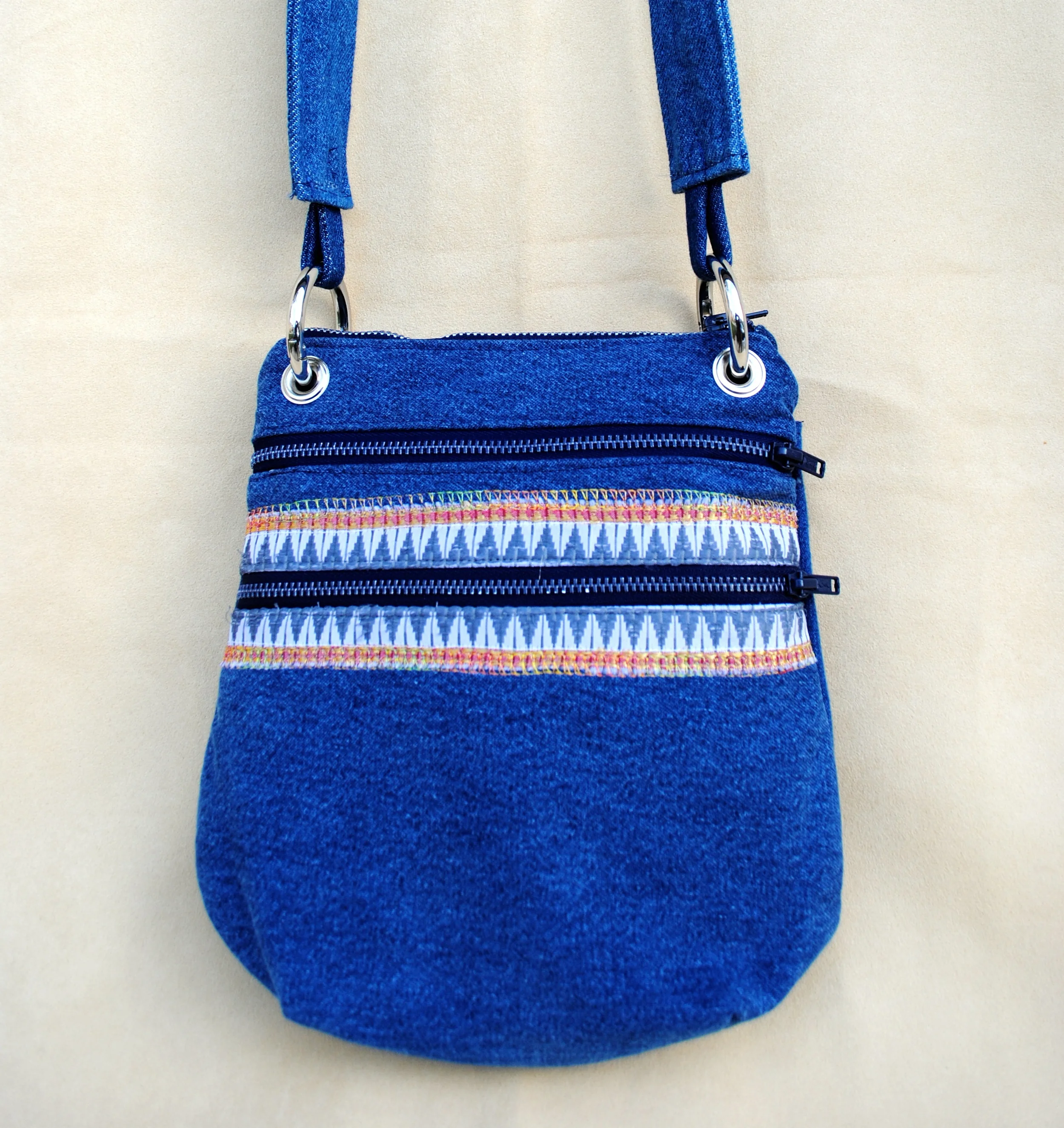 Temple Border Jean Pocket Purse
