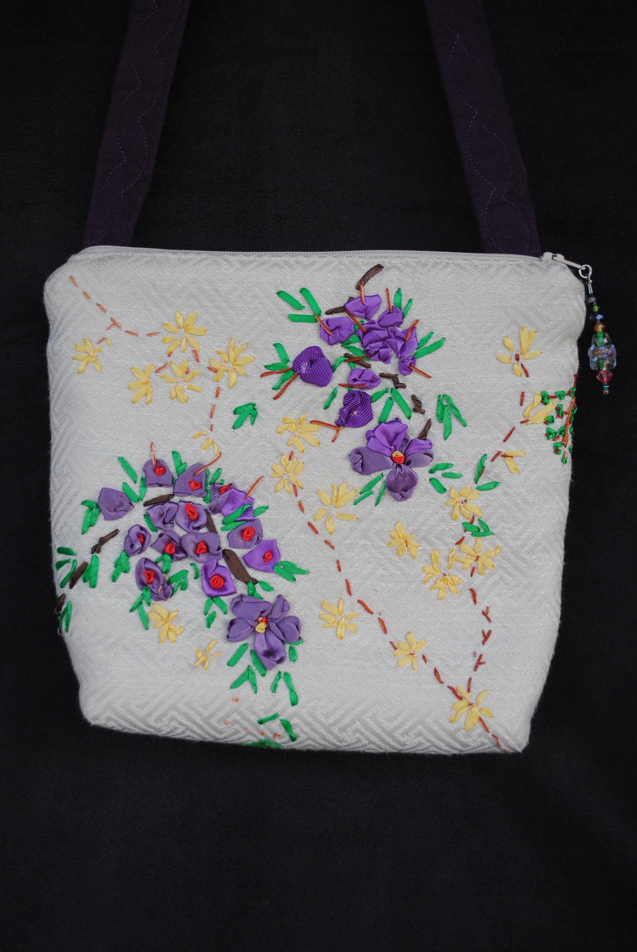 Violet Bucket Purse