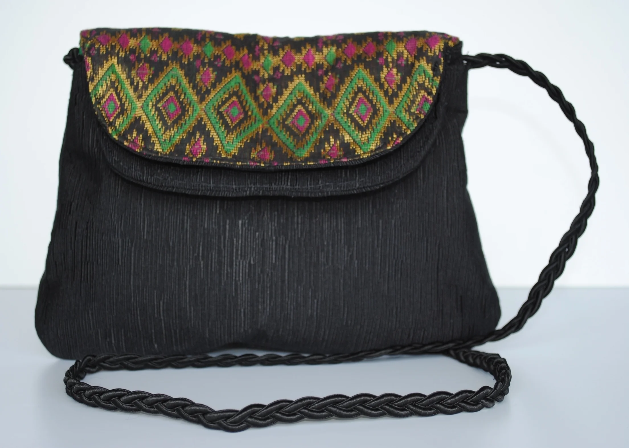 Emeralds and Rubies Flapover Pocket Purse