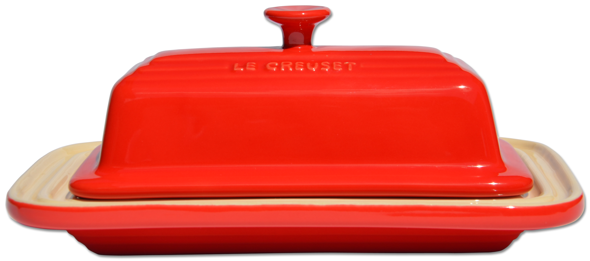 LE CREUSET STONEWARE BUTTER DISH