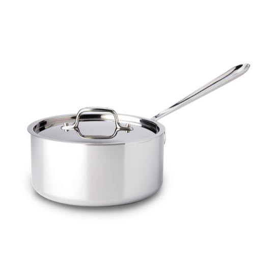 All-Clad Saucepot 4Q w/ lid Stainless Nonstick interior