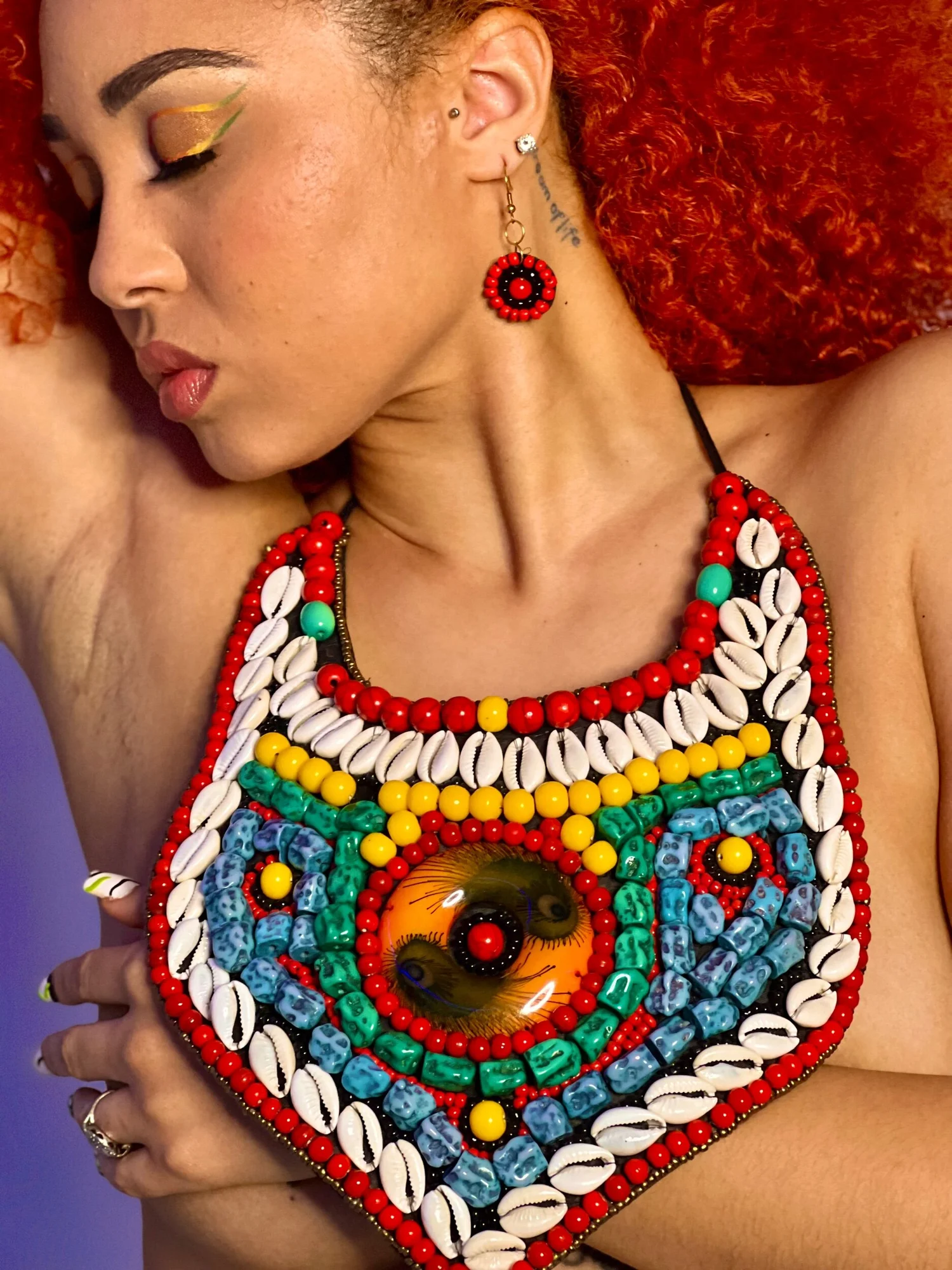 Indigenous Tribe Bib Necklace Sincerely Fearless Novelty Jewelry Accessories