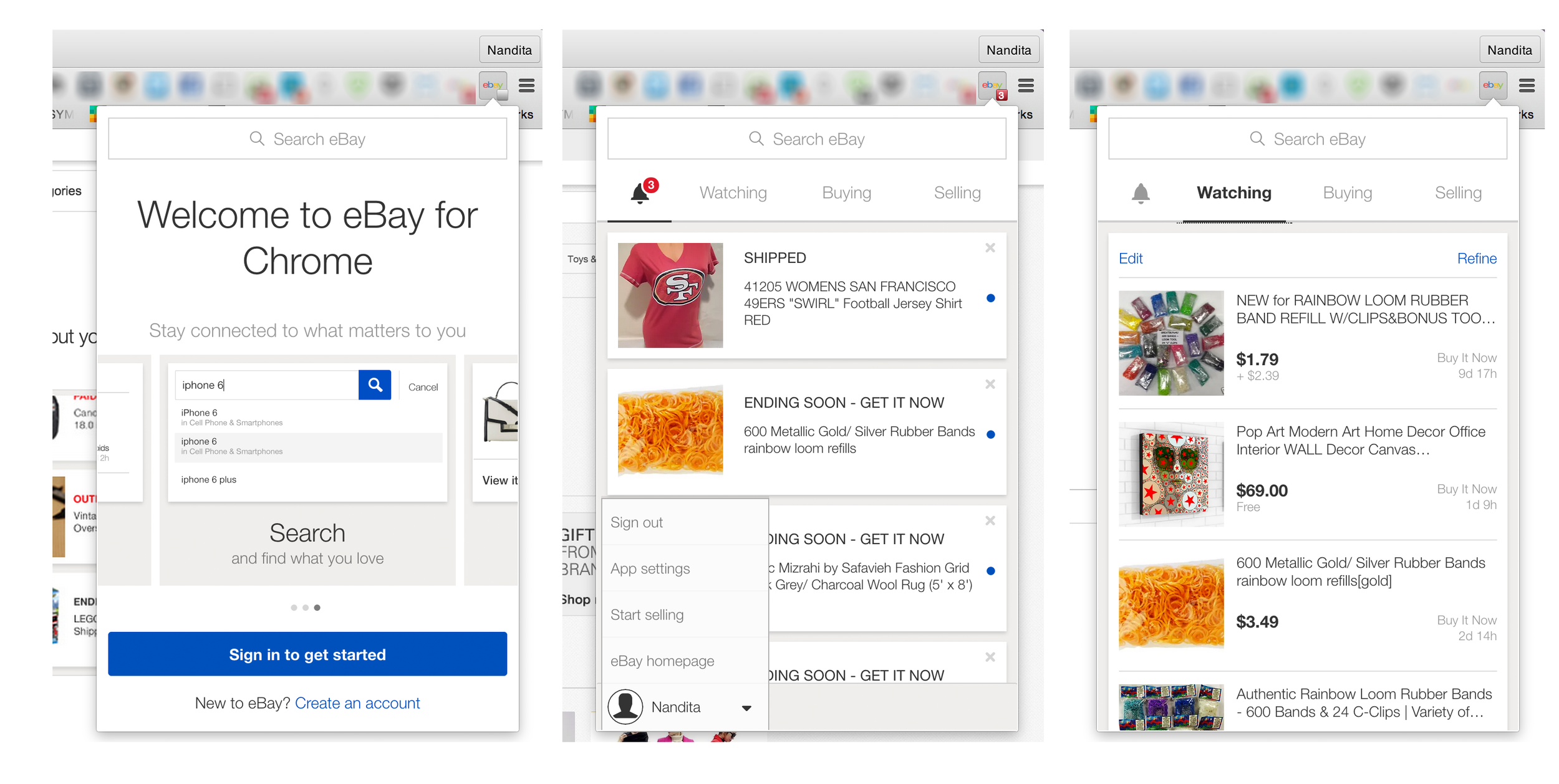 Screenshots of&nbsp;July 2015 release