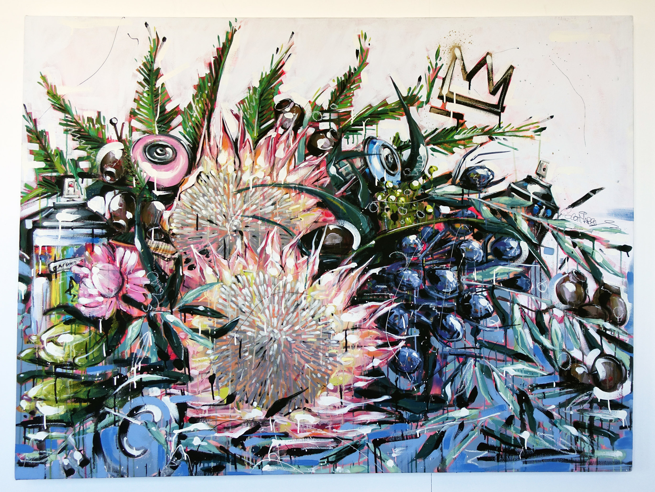 Graffiti still life