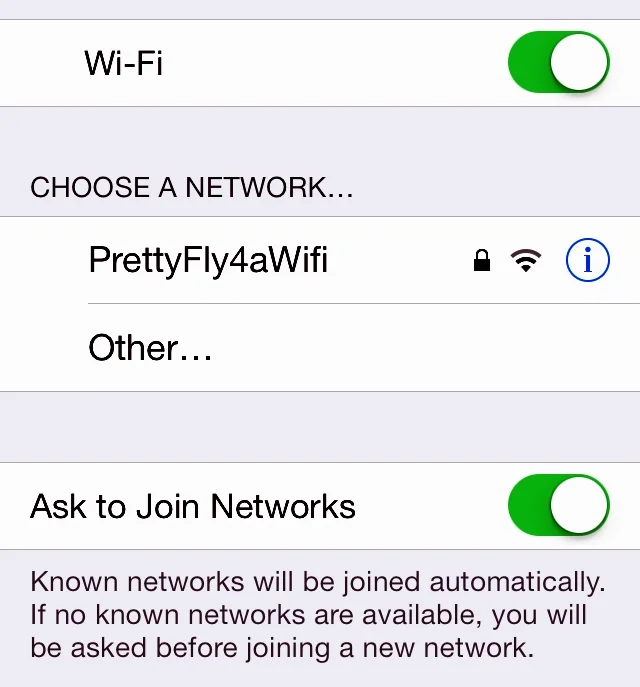 Pretty Fly For A Wi-Fi