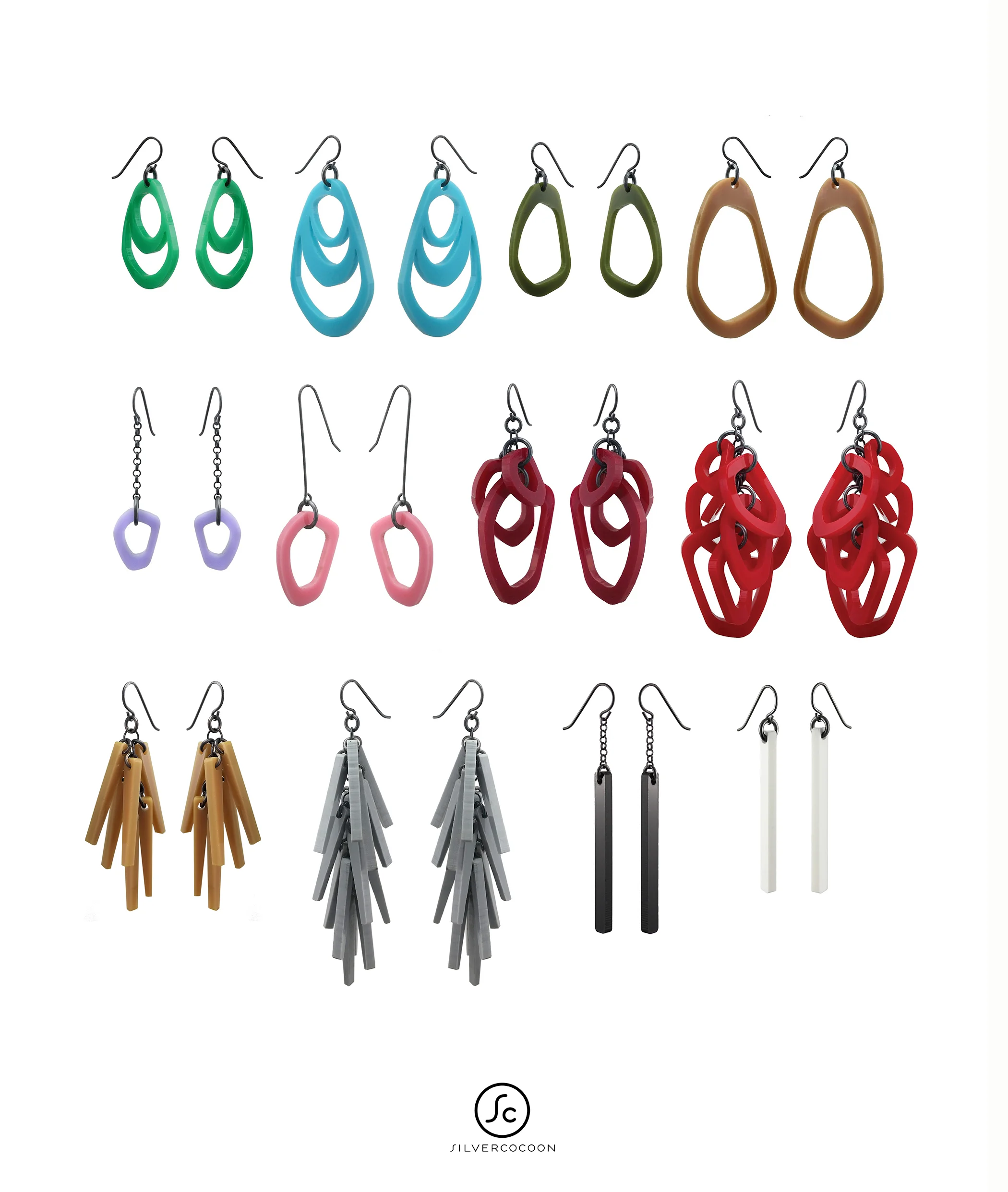 Silvercocoon jewelry: the classics