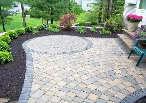 Patio, Walk Pavers and Retaining Walls Outdoor patio, drive, pool deck, walkway or retaining
walls. Think about pavers installed by
Planet Plant It, Inc. We will help you!
