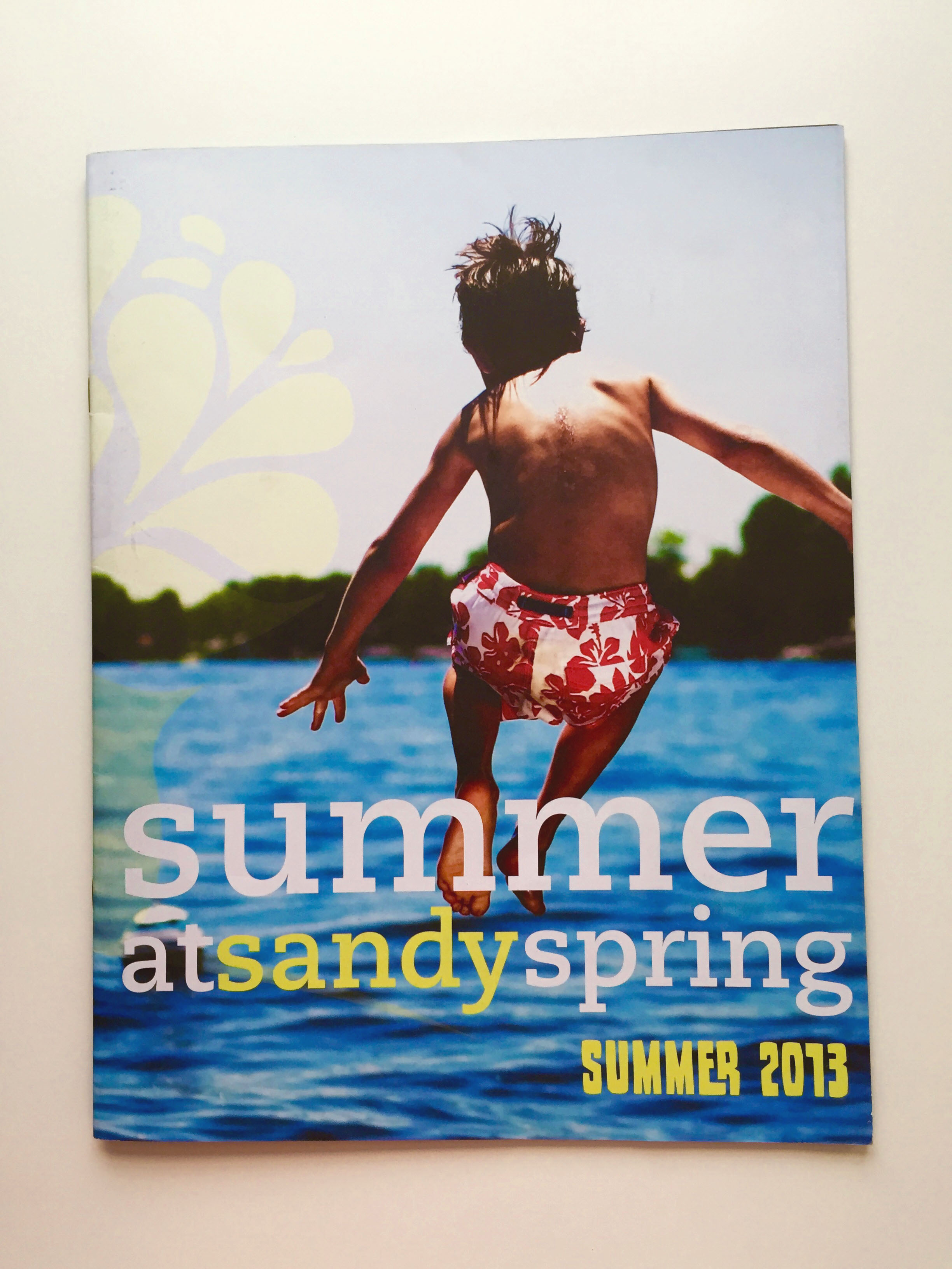 Summer Camp Brochure Cover