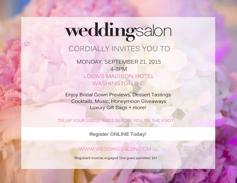 The sights, sounds and swag of The Wedding Salon
