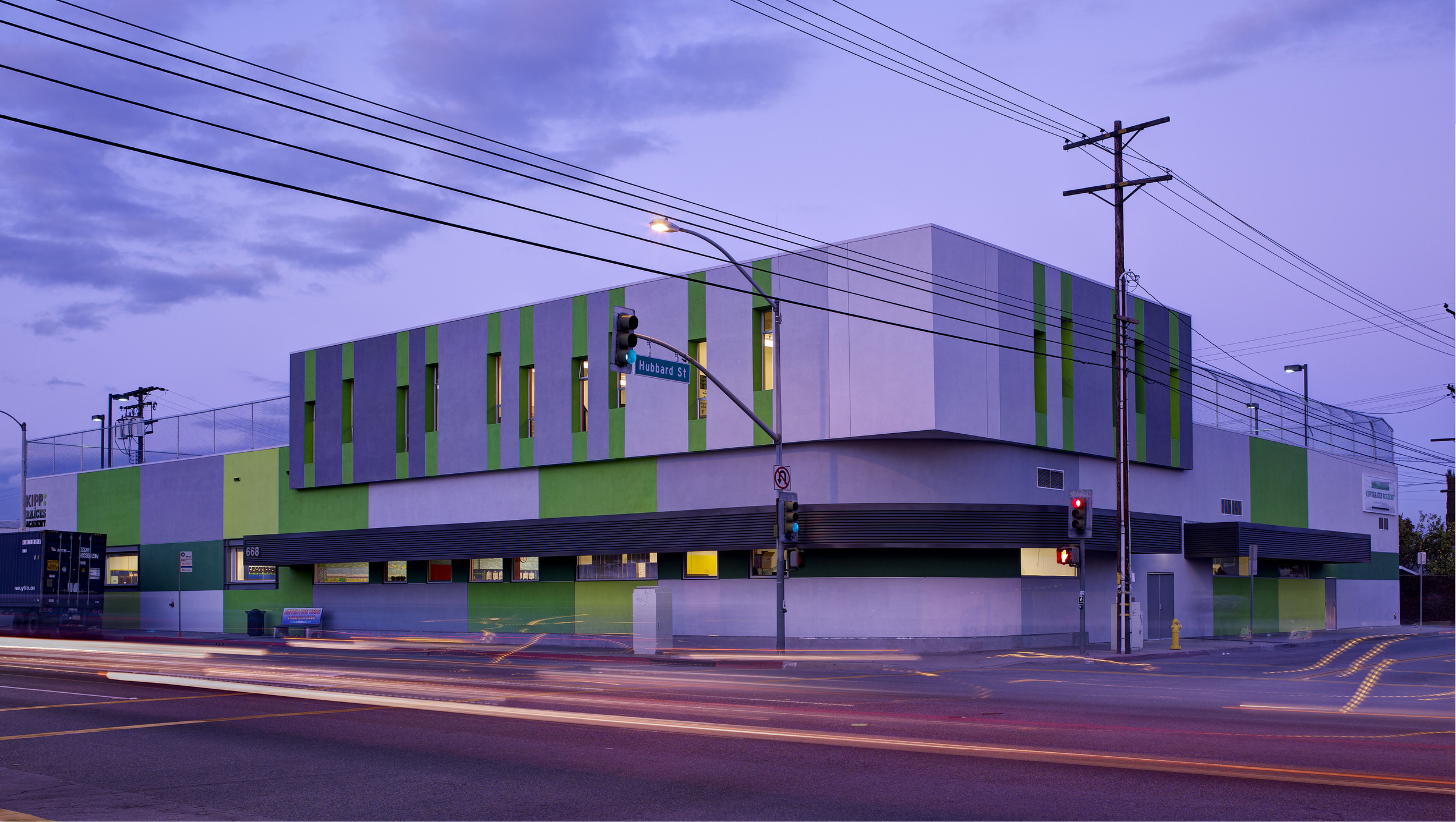 An adaptive reuse project located in East Los Angeles, opened its doors to local students for grades K-4 in the summer of 2011.The scope of work included retrofitting the large open retail space on the ground floor and developing a new second story