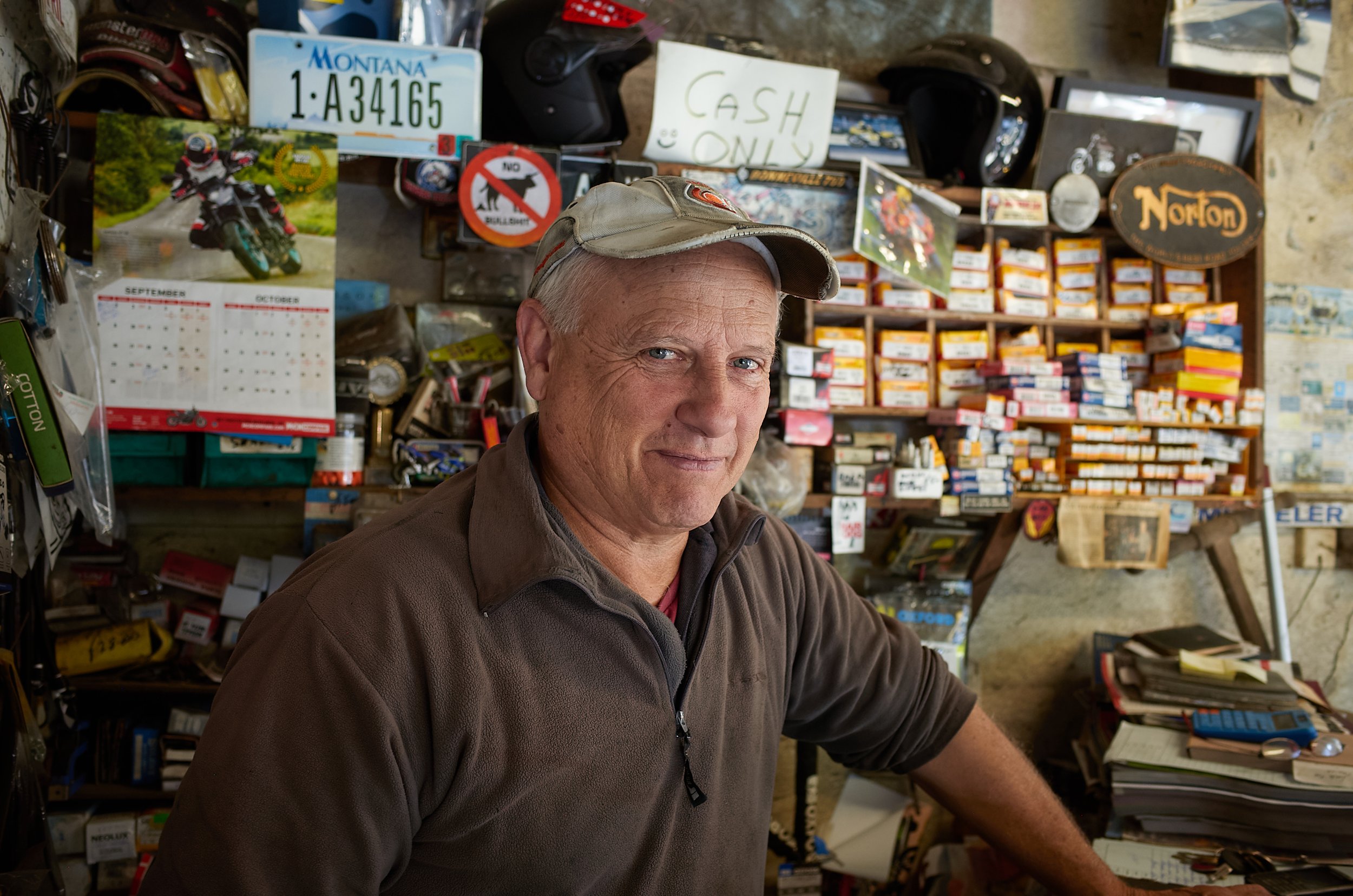 South Coast Motorcycles Shop Owner