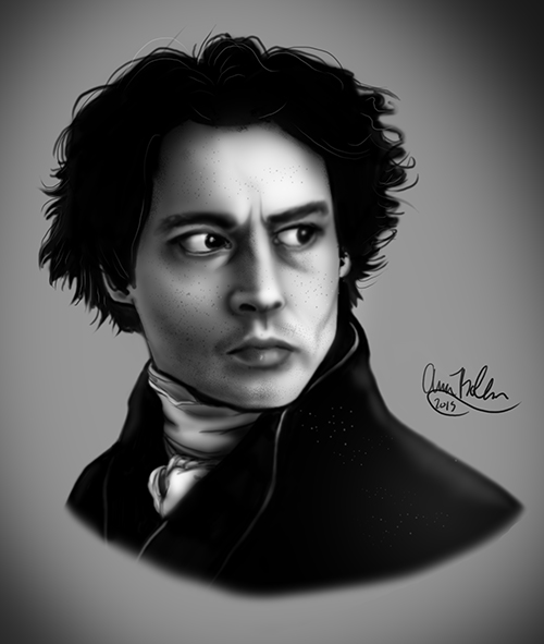 Digital Paint: Ichabod Crane