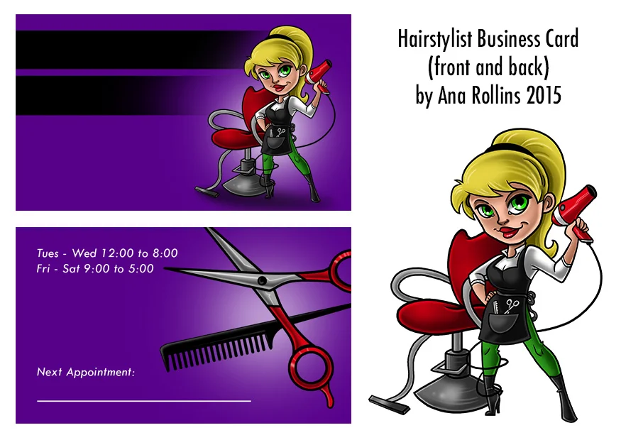 Hairstylist Business Card