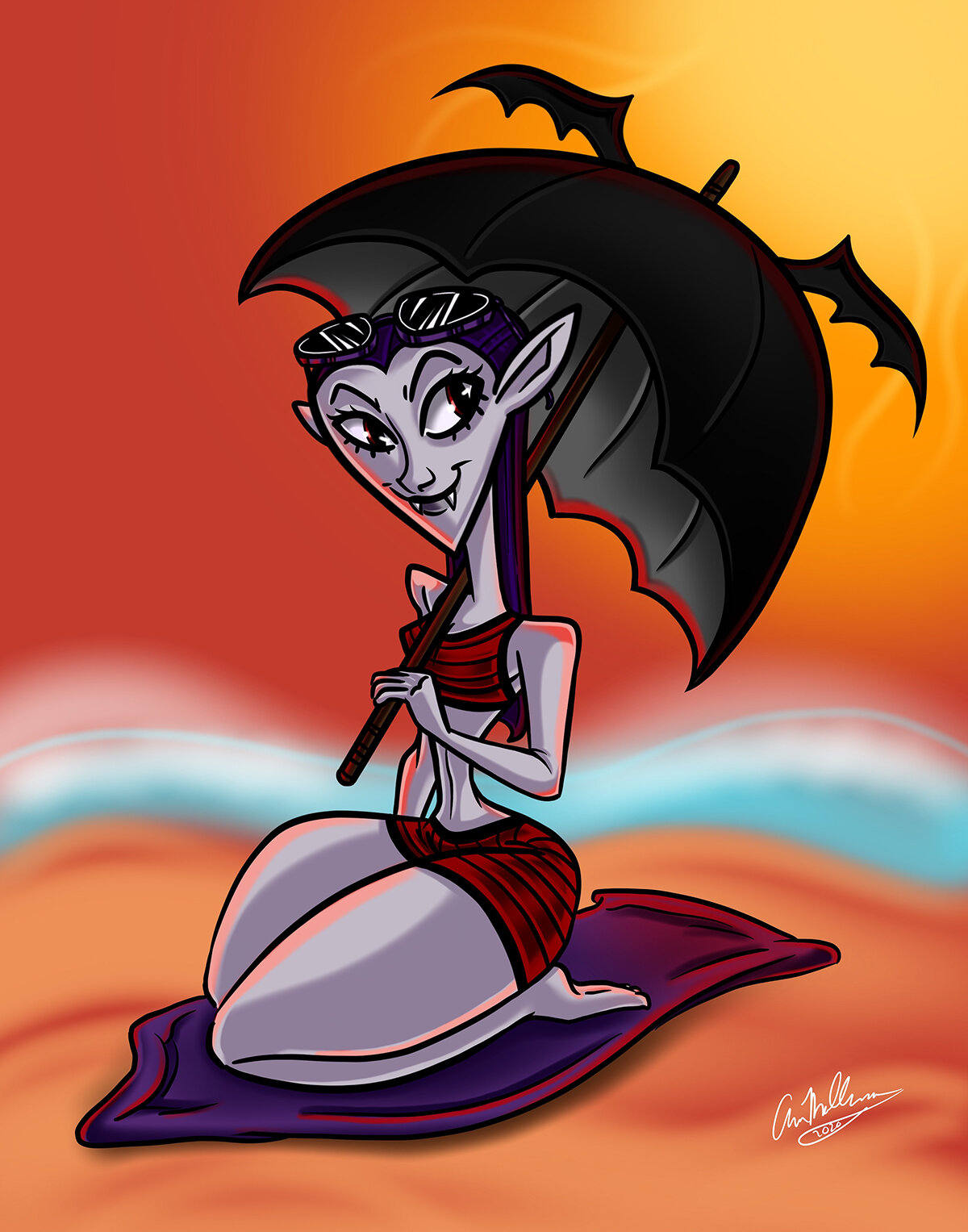Vampire Beach Day