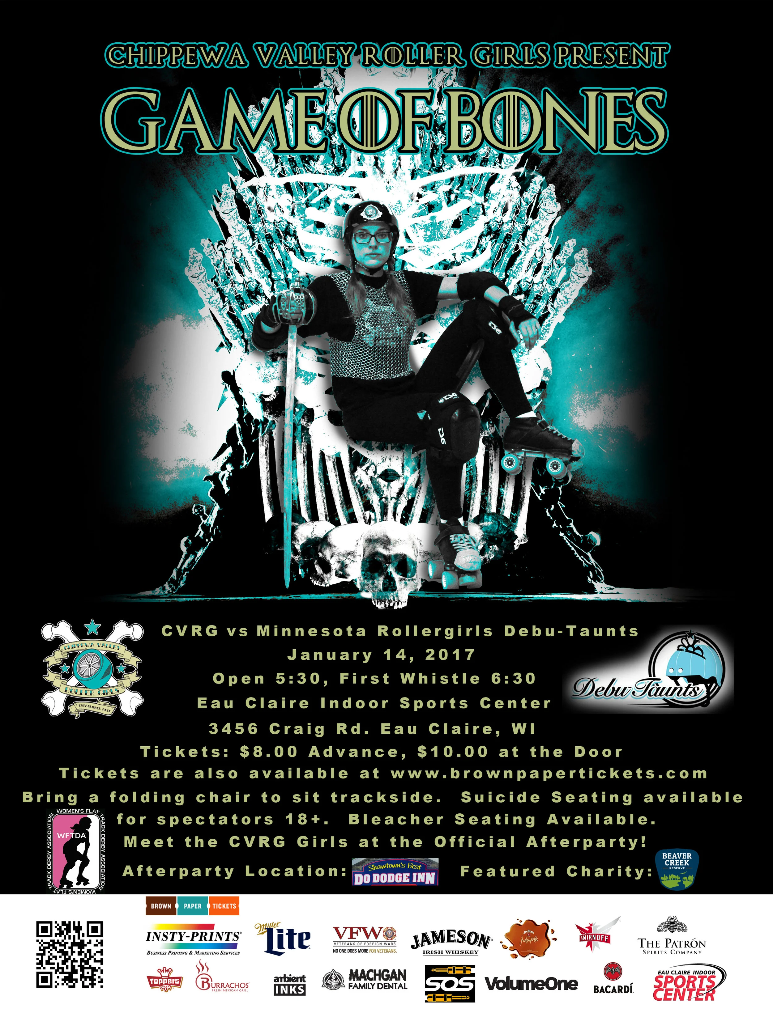 CVRG January 2017 Bout Poster