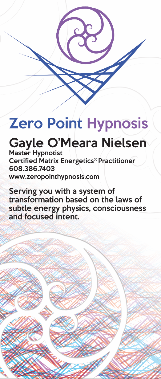 Zero Point Hypnosis trade show banner