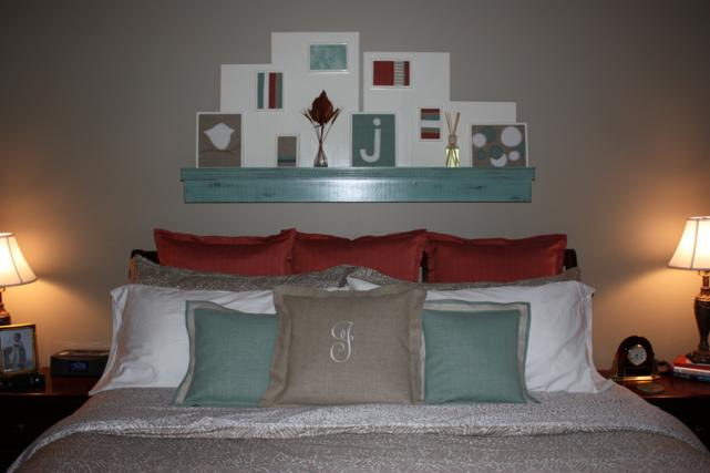 bed and shelf