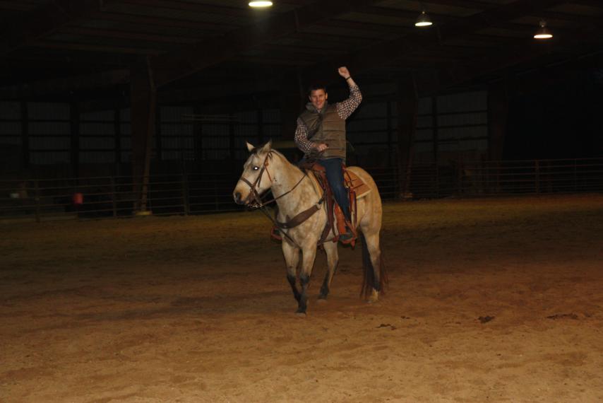 Bond salesman or cowboy? You decide.