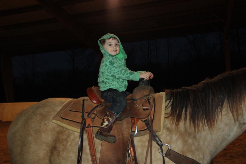 Ramer even rode by himself!
