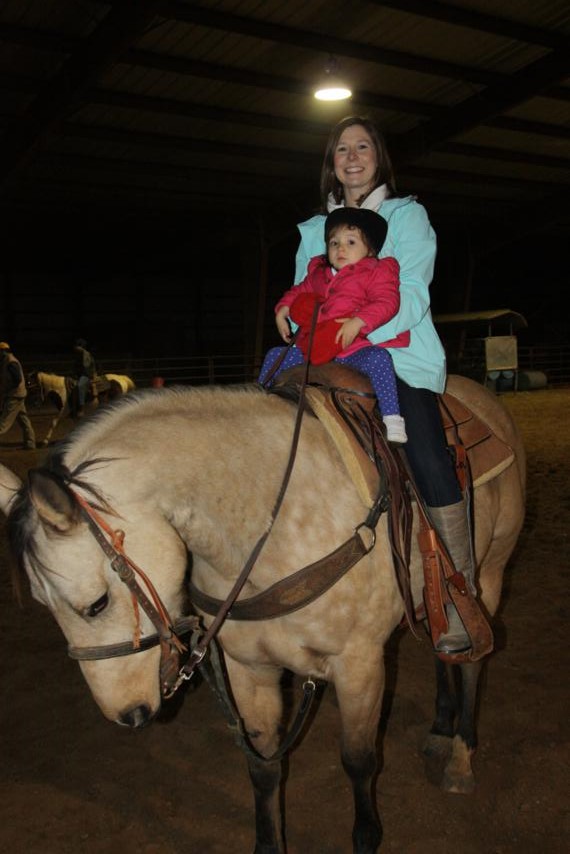 Yes, even I got on a horse! I was terrified. No one would lead me; they made me take the reins myself!