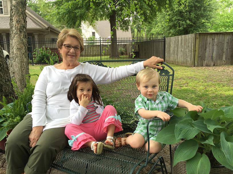 Swinging with Mimi.