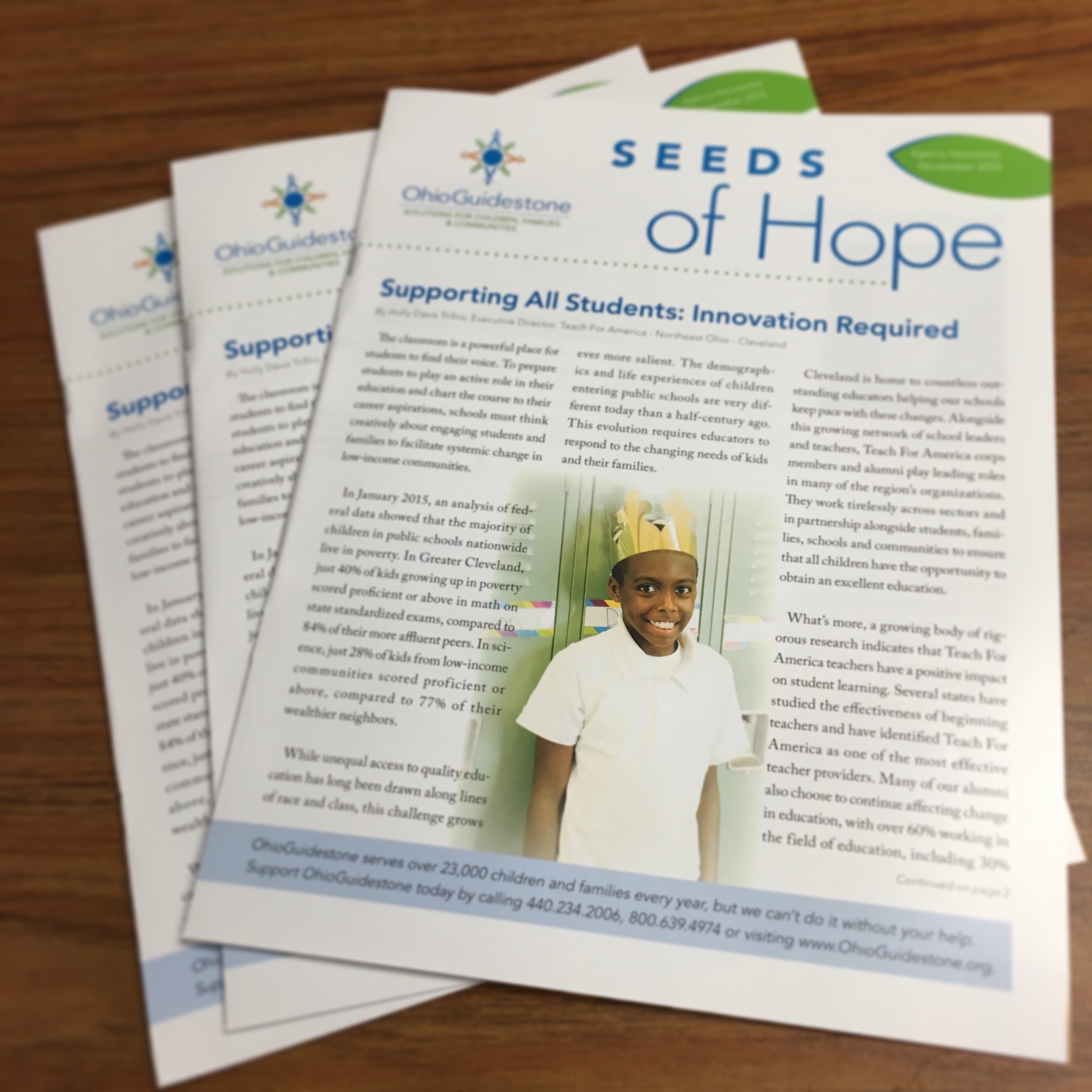 Seeds of Hope newsletter