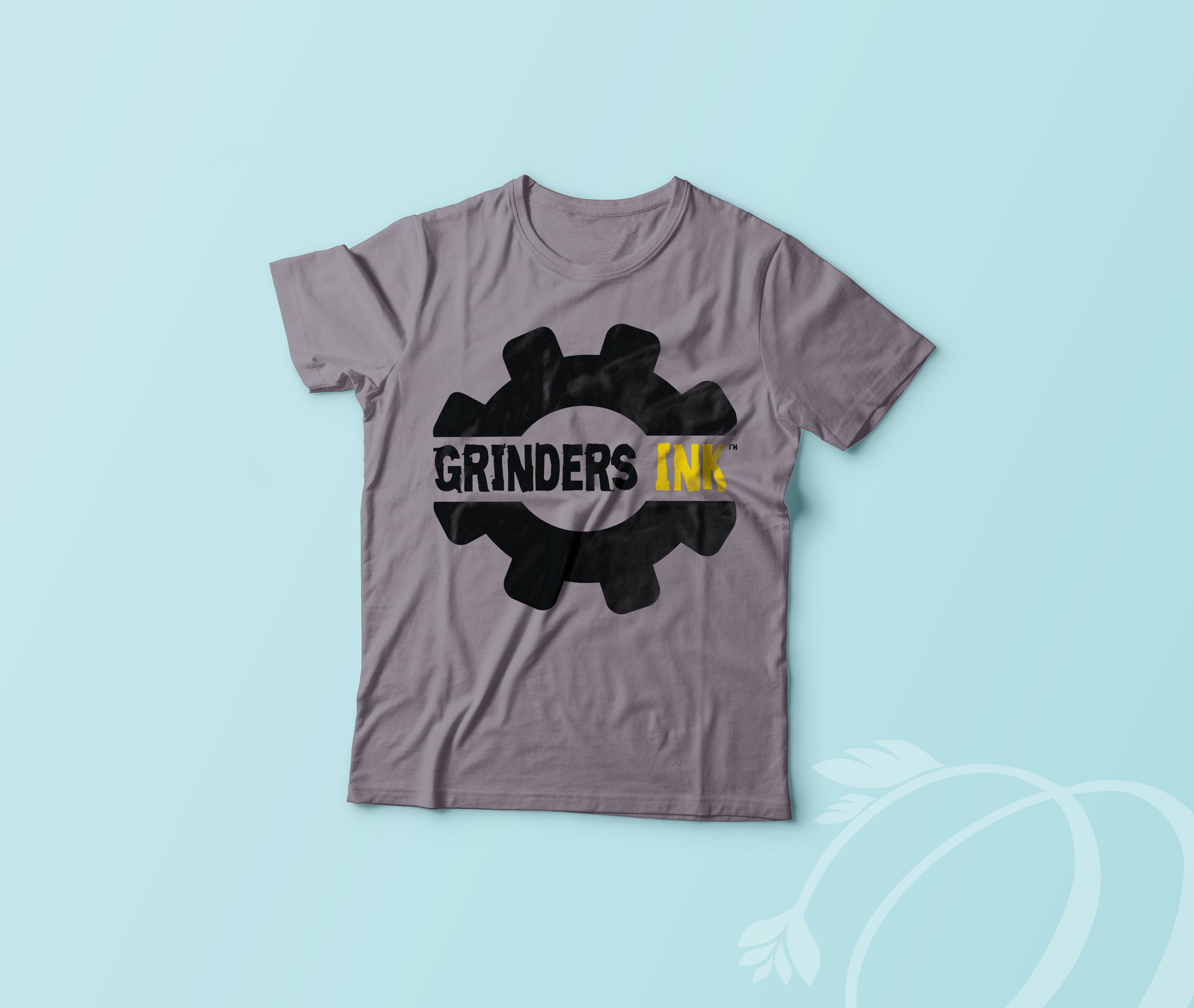 Grinders Ink Logo Shirt mock up