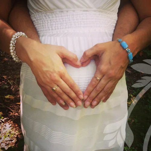 Josiah in mommy's belly! Love all around!